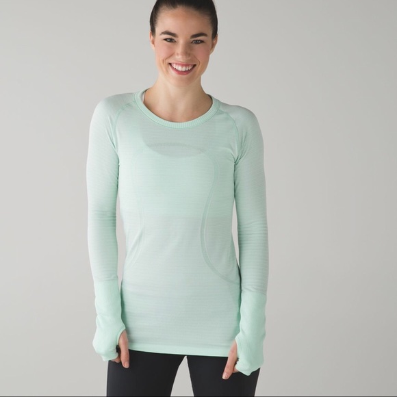 lululemon athletica Tops - Swiftly Tech Long Sleeve Crew 8 Mint Green